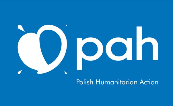 Logo von PAH. Foto: Polska Akcja Humanitarna